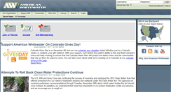 Desktop Screenshot of americanwhitewater.org